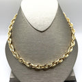 10K Yellow Gold Shiny Light Rope Chain – 24 in, 7.5 mm